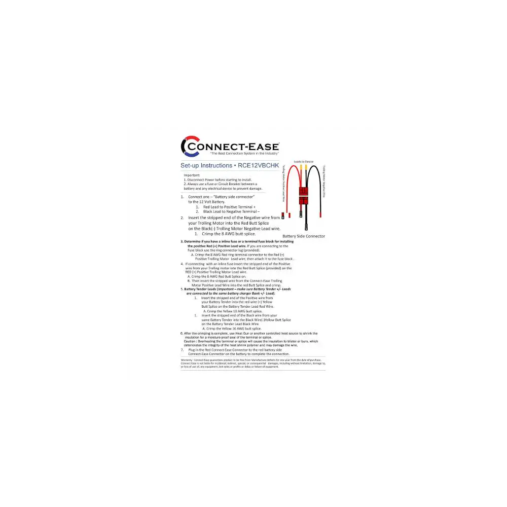 Trolling Motor Wiring Kit - Pilot - COERCE12VBCHK - view 4